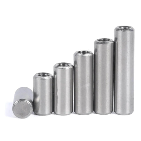 Pro Grade Stainless Steel 304 Inner Threaded Cylindrical Pins And Dowel Set For Precision Assembly in various sizes.