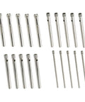Heavy Duty Mini Hole Saw Kit Featuring Diamond Dust Coated Drill Bits For Glass Marble Masonry Cutting Top Shelf Industrial Carbon Steel Body 20 Piece Set