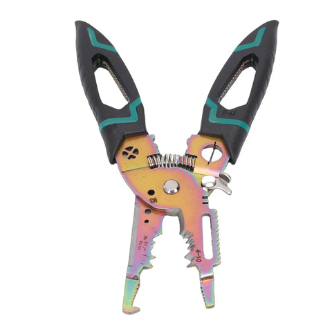Pointed Mouth Wire Stripper And Cable Cutter with high hardness blades, ergonomic pliers for electrical and industrial use.