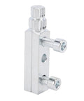 Premium Adjustable Bolt Extractor Kit For Damaged Screws And Broken Pipe Threads, Ultimate Stripped Screw Removal Tool With Hex Handle For 1/2 To 3/4 Inch Plumbing Repairs On Faucets And Valves A Total Game Changer silver metal extractor with hex handle and two set screws