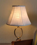 Double White Lamp Shade Set Of 2 Large Barrel Lampshades For Floor And Table Lamps 6x12x8.5 Inch DIY Natural Linen Fabric