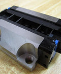 R165129310 Ball Carriage Rexroth Kugelwagen for linear guide rails, metal base, precision component, side view