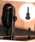 Durable Carbon Steel Barn Door Stopper And Sliding Track Spacer Set For Easy Install DIY Friendly Wall Spacers And Hardware Accessories