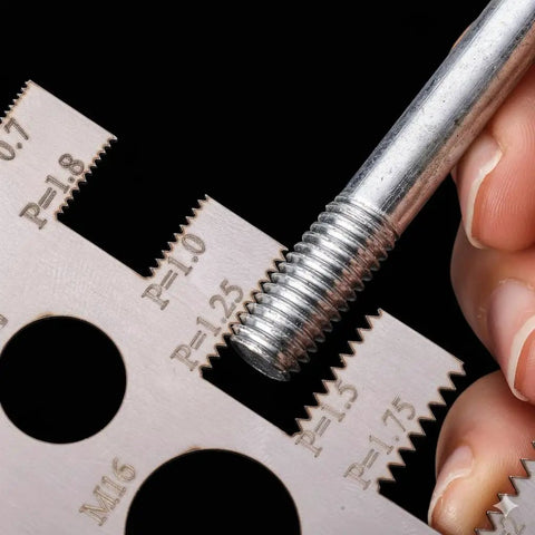 Thread Pitch Gauge Ruler For Mechanics And Diy Enthusiasts Stainless Steel Thread Measuring Tool For Bolts And Screws Precise Readout