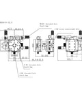 Technical drawing of Motorized Rotary Positioning Stage With Extended Stroke XYZRG60R Four Axis Rotary Table LT60R.