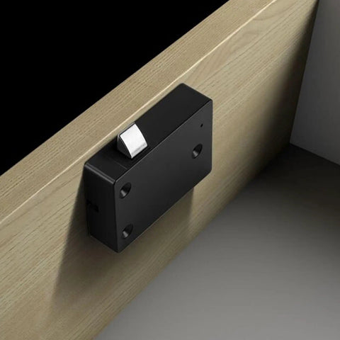 Fingerprint Cabinet Lock With Biometric Keyless System for Home and Office Half Second Unlock 360 Degree Detection Durable PC Plus ABS