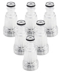 Pressure Washer Inlet Filter Kit Six Pack Clear Plastic Water Filter For Three Quarter Inch Garden Hose Adapters Replacement Parts