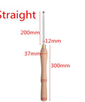 Straight carbide tipped wood turning lathe chisel, 300mm length, beech handle, part of Four Piece Carbide Tipped Wood Turning Lathe Chisel Set.