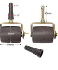 Heavy Duty Bed Frame Wheels Casters With Locking, Set Of Four, shown with measurement details.