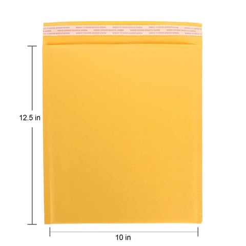 30 Pack Kraft Bubble Mailers Bulk 10x13 Inch Self Seal Padded Envelopes For Mailing And Shipping, Durable Kraft Cushion Mailers
