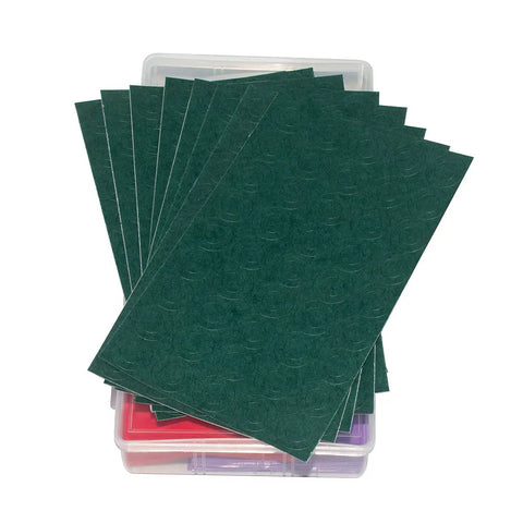 360 Piece 18650 Battery Sleeves And Flat PVC Heat Shrink Tubing Kit With Self Adhesive Insulator Rings Cyan For Safe Battery Insulation Quick Install And Durable PVC Wraps, green sleeves in storage box