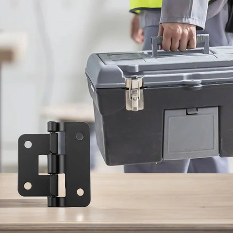 Detachable Hook Off Hinges For Instrument Cases And Flight Cases Iron Cabinet Hinge With Black Finish on table
