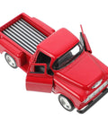 4.72 Inch Miniature Pickup Truck Model Alloy Metal Figurine For Collectors Who Dig, Kids Toy, Party Favor, Open Doors