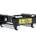 2000Lb Winch Roller Fairlead For Smooth Cable Guidance And Stable Wire Rope Control Beefed Up Steel Frame With Q235 Iron Plate Erosion Resistant Ideal For Electric Winches And Off Road Recovery, black
