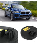 Plug And Play PCV Valve Cap Membrane Repair Kit For BMW N55 3.0L Engine shown with BMW SUV on the road