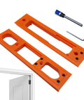 Portable Adjustable Door Hinge Jig Kit For Quick Millimeter Precision Hinge Positioning And Easy Setup In Woodworking Projects