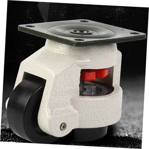 Beefy Heavy Duty Swivel Locking Workbench Casters With 60F Leveling Plates, 4 Pack, adjustable nylon and steel caster