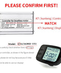 Smart LCD Display Meter KT LCD5 For Electric Bikes 24V To 52V Compatible Waterproof Bike Computer Screen That Auto Detects Battery