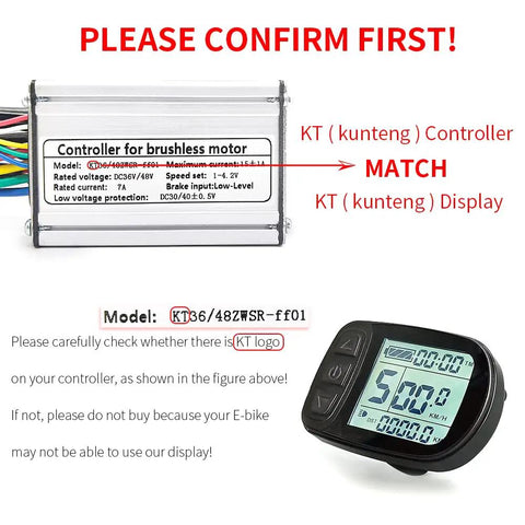 Smart LCD Display Meter KT LCD5 For Electric Bikes 24V To 52V Compatible Waterproof Bike Computer Screen That Auto Detects Battery