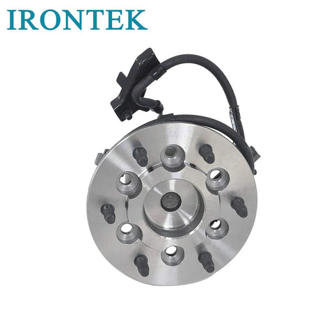 Front view of wheel bearing and hub assembly, 6-lug with ABS, for 2WD, compatible with Chevrolet Colorado and GMC Canyon