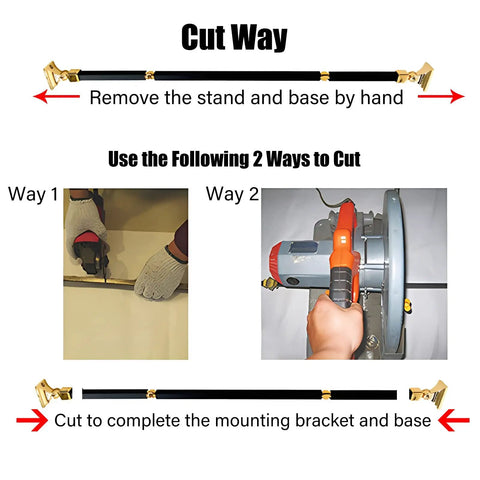 Premium Heavy Duty Aluminum Baluster Spindle Railing Kit With Slick Square Metal Posts And No Sweat Flat Brackets For Deck Stairs cut instructions