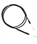 Heavy Duty Lawn Mower Clutch Cable Replacement 946-05105A Mechanical Engagement Wire, black with dual Z ends, for Troy Bilt and Cub Cadet mowers.