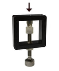 Pro-Grade Bead Drilling Jig For Pearls And Gemstones 1 Mm Hole Guide Drill Holder Tool with screw adjustment and black frame