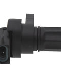 Straight Up Durable Abs Wheel Speed Sensor in black, featuring a factory plug, designed for reliable brake monitoring.