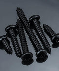 50 Pack Black Torx Pan Head Sheet Metal Screws 304 Stainless Steel, various sizes, durable, heavy duty fasteners for tough jobs.