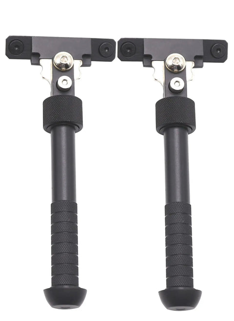 Adjustable Tactical Folding Bipod For M Rail System Three To Nine Inch Height Lightweight Aircraft Aluminum Build