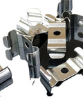 Flexible LED Strip Light Clips Pack Of 100 For Universal Channel Fit, Retaining Clamps For Aluminum Profiles, Suits 8mm 10mm 12mm LED Strips.