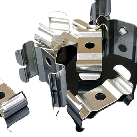 Flexible LED Strip Light Clips Pack Of 100 For Universal Channel Fit, Retaining Clamps For Aluminum Profiles, Suits 8mm 10mm 12mm LED Strips.