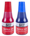 Top Tier Self Inking Double Color Word Dater Stamp With Smooth Blue And Red Cartridge Ink Pads Quick Month Day Year Adjustments For Faxed Forms Or Daily Business Paperwork Making Approval A Slick No Brainer Operation - red and blue ink refill bottles
