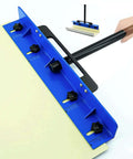 Go-To Heavy Duty Sheet Metal Bender Hand Tool For Roofing And HVAC, 15.25 Inch Metal Bending Tool with built-in ruler close-up