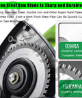 Heavy Duty Electric Pipe Cutter 15-400 mm Pro Grade Precision 0.05 mm With 2900-3200 RPM tungsten blade sharpness details