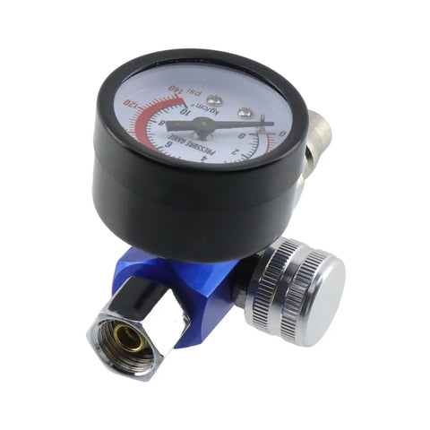 Air Compressor Regulator Valve With Pressure Gauge And Air Plug G1 4 Thread Pro Grade Adjustable Outlet Pressure For Air Tools And DIY Projects 0 To 140 PSI Durable Fit For Most Compressors