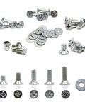 30 Piece Monitor Mounting Hardware Kit With Assorted M4 Screws Flat Head And Washers Including M4x6mm M4x8mm M4x10mm M4x12mm For Wall Mounts And Arm Mounts