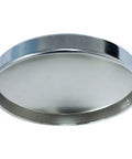Rear Wheel Hub Cap Covers For Semi Trucks 8 Inch Dome Style Beefy Chrome Finish 4 Pack With 8 Inch Outer Diameter And Three Point Five Inch Height Fits Eight And A Half Inch Axle With Five Eighth Inch Inner Studs Compatible With Kenworth Peterbilt