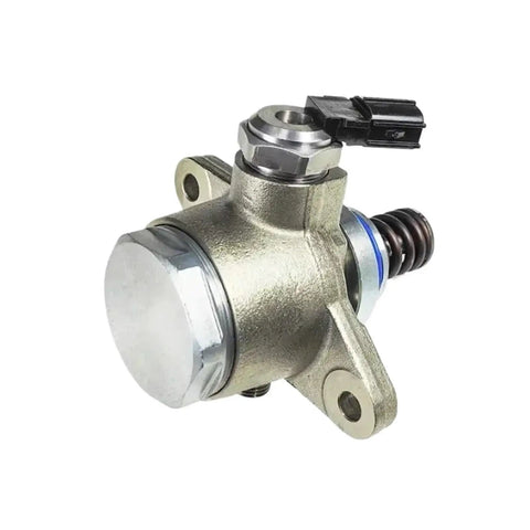 Direct Injection High Pressure Fuel Pump With Beefy Electric Motor, metallic part with connector for efficient fuel flow.