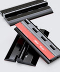 Self Adhesive Black Acrylic Hinges 75mm Height 45mm Width Piano Hinge Pack Of 4 No Glue Needed Durable Tape On Mounts