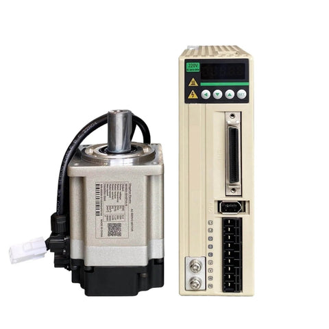 Rugged 1000W 220V Single Phase To Three Phase AC Servo Motor With 17Bit Encoder for servo drives and industrial automation