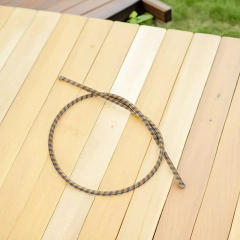 Extended Reach Mower Control Cable Replacement Kit Pro Grade Universal Fit iron cable on wooden surface