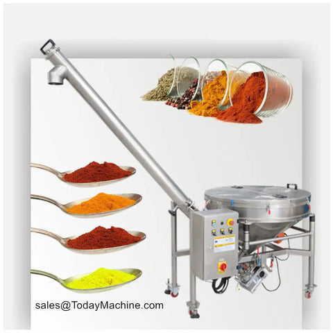 Top Drawer Vacuum Conveyor And Dust Free Feeding Station Smooth Operator Plug And Play For Corn Grain Flour Mixing And One To Ten Kilogram Packing Lines with spices