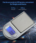Best Lil Pocket Digital Jewelry Scale Mini Gram Scale For Jewelry And Small Items displaying 200 g with 0.01 g accuracy