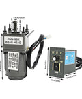 High Torque AC Gear Motor 6W 110V With Variable Speed Controller And Bracket Reversible Gearmotor 0 To 15 RPM 2.9NM Torque
