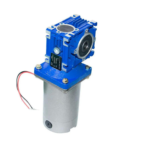 Top Shelf 90VDC Worm Geared Motor Delivering 120 Watt Output And Rock Solid 90 RPM Speed Reducer With Heavy Duty 480Kg Cm Torque Paired With A Slick Twenty To One Gearbox Arrangement
