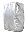 Tough As Nails Waterproof EV Charging Station Cover With All Season Dust Shield, silver fabric, outdoor use, fits wall-mounted chargers.