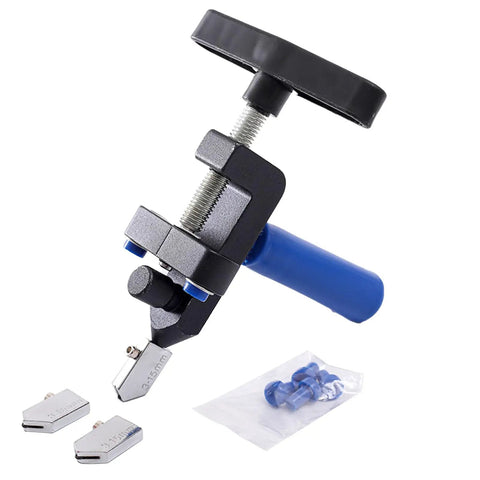 Pro Grade Glass Tile Cutter With 2 In 1 Breaker Function Tungsten Steel Cutting Wheel delivers fast precise cuts up to 15mm