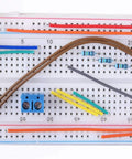 840 Piece Breadboard Jumper Wire Kit With 14 Assorted Lengths For Prototyping on breadboard with components