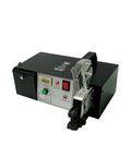 Built Tough Electric Terminal Crimping Machine Cold Crimp Pliers With One Touch Wire Stripper And Cutter showing controls and crimping mechanism.
